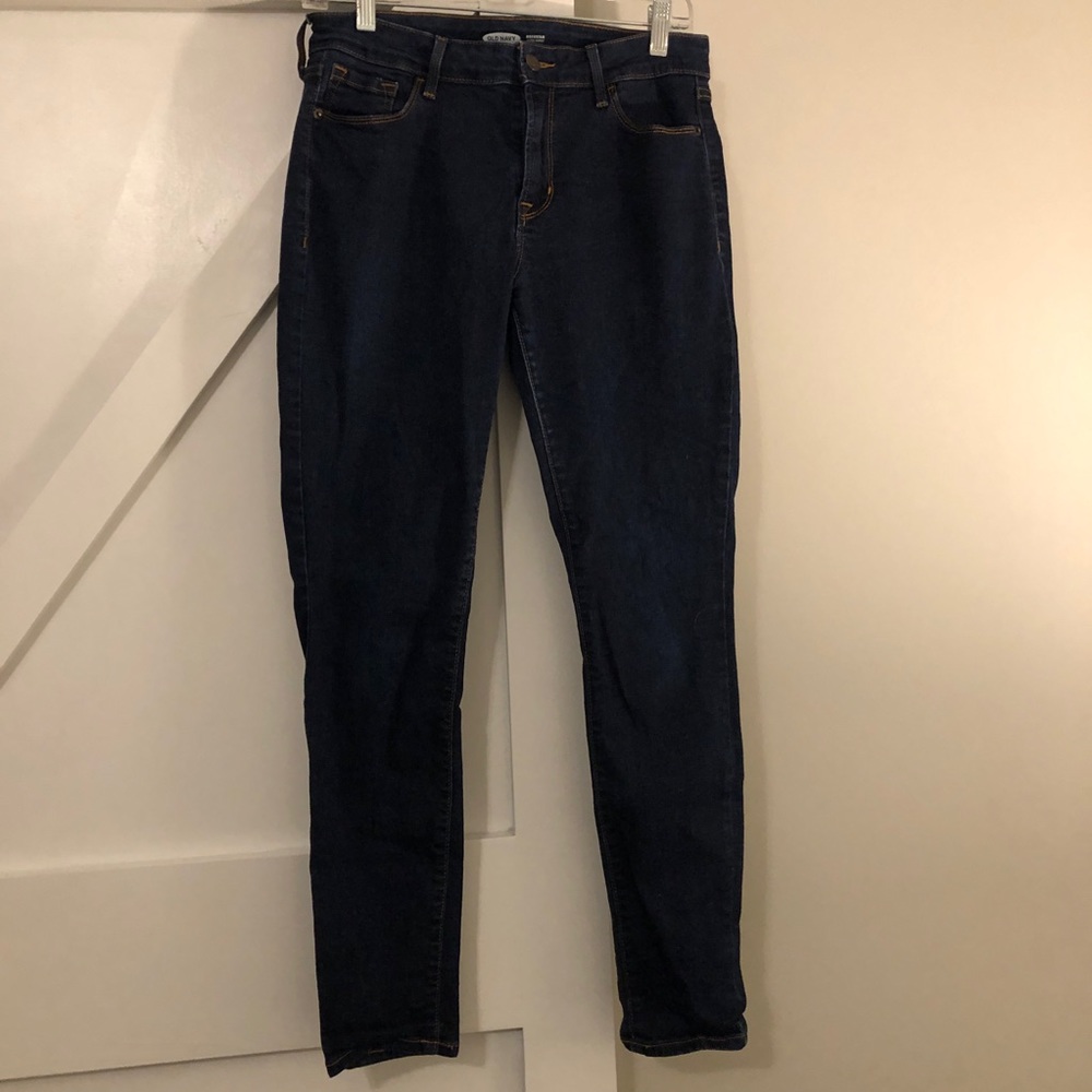 Oldnavy rockstar skinny dark jeans